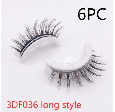 Reusable 3D Mink Lashes Natural False Eyelashes Self Adhesive Fake Glue Free Makeup Eyelash Extension Silk Reusable 3D Mink Lashes Natural False Eyelashes Self Adhesive Fake Glue Free Makeup Eyelash Extension Silk